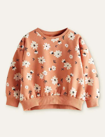 Floral Printed Sweatshirt