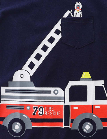 Funny Fire Truck T-shirt