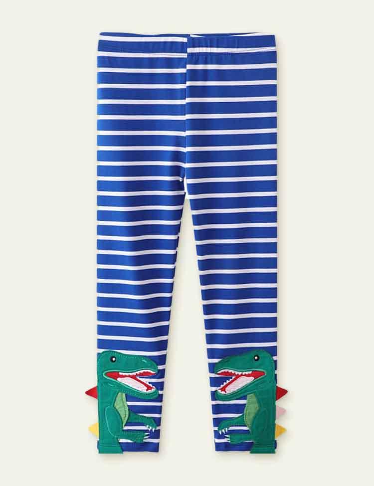 Dinosaur Appliqué Leggings - CCMOM