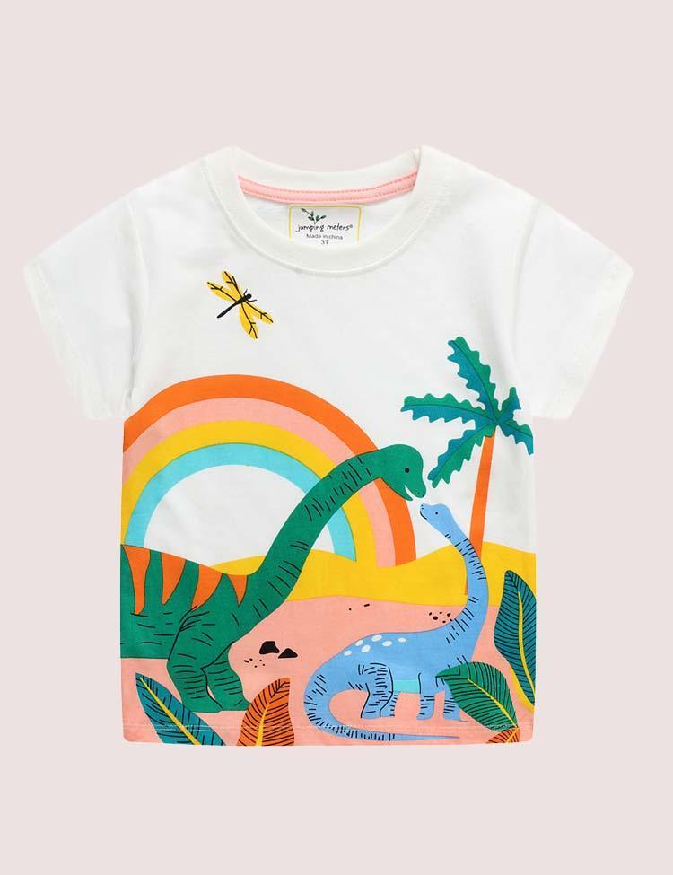 Dinosaur Park Rainbow T-shirt - CCMOM