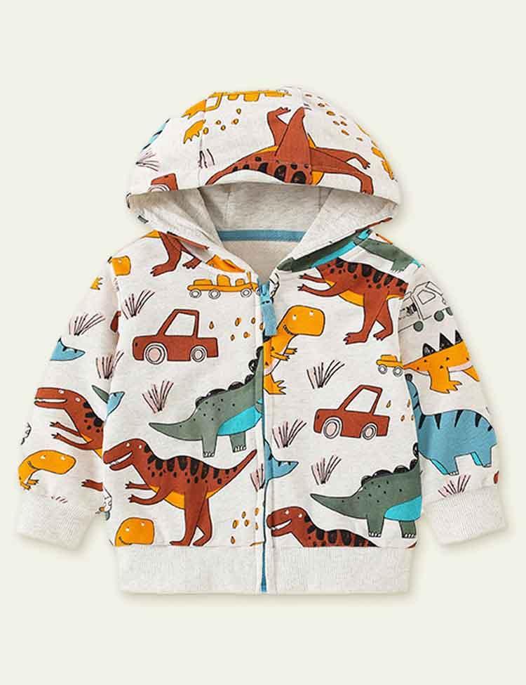 Dinosaur Printed Coat - CCMOM