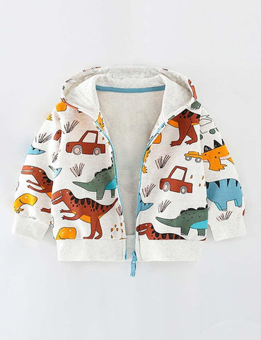 Dinosaur Printed Coat - CCMOM