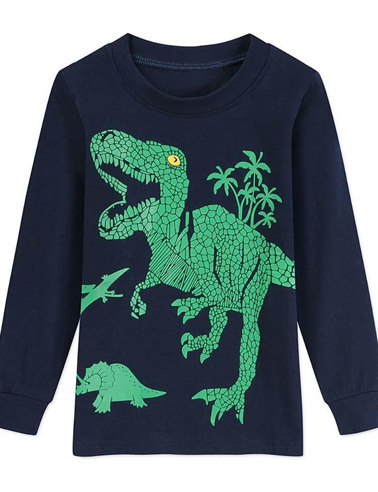 Dinosaur Printed Pajamas - CCMOM