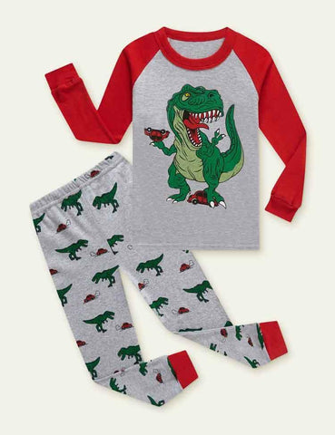 Dinosaur Printed Pajamas - CCMOM