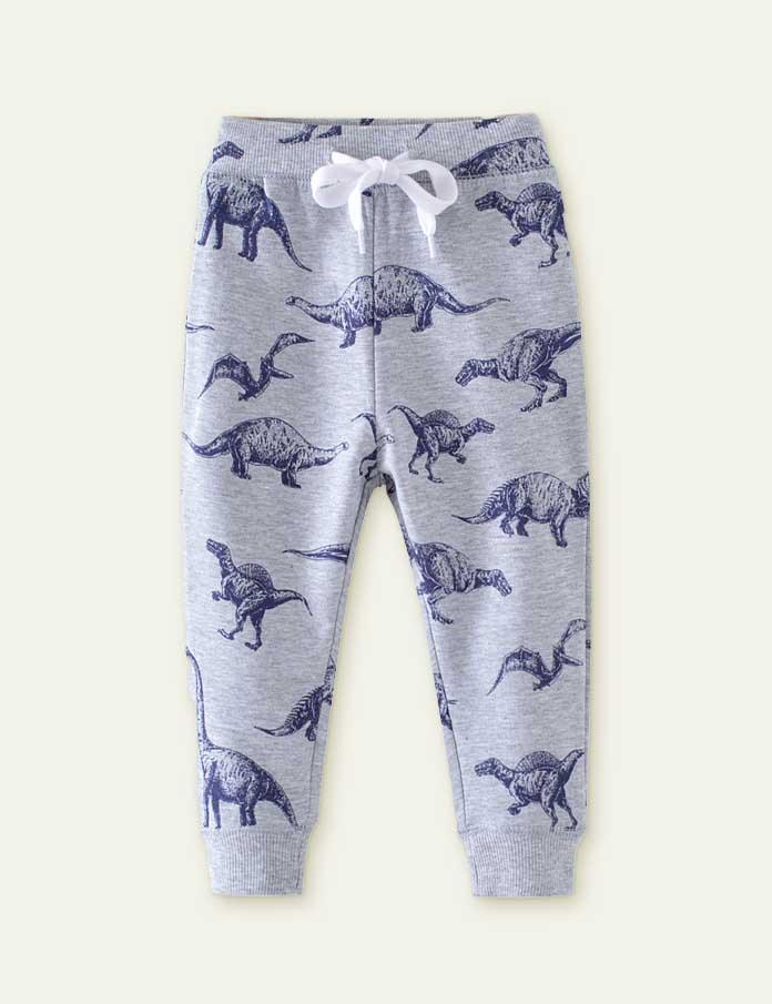 Dinosaur Printed Sweatpants - CCMOM