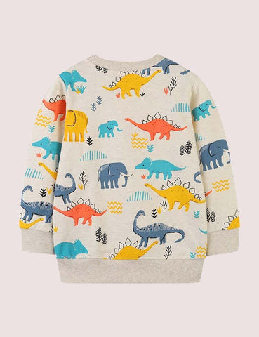 Dinosaur Printed Sweatshirt - CCMOM