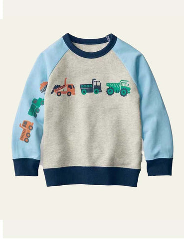 Cartoon Vehicle Sweatshirt