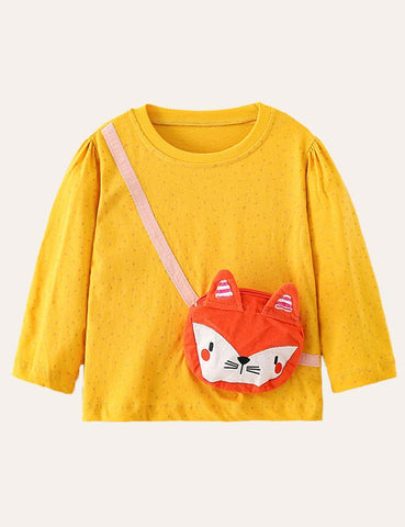 Fox Backpack Long-T-Shirt