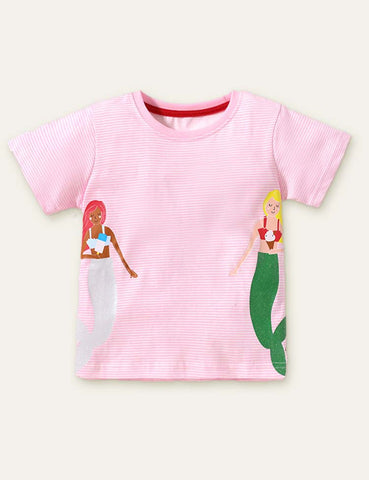 Cartoon Printed T-shirt