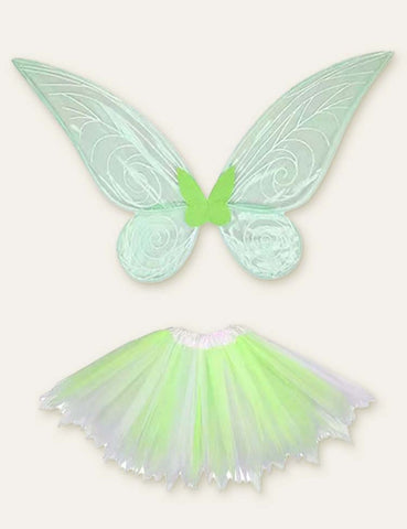 Butterfly Fairy Wings Party Cape + Skirt