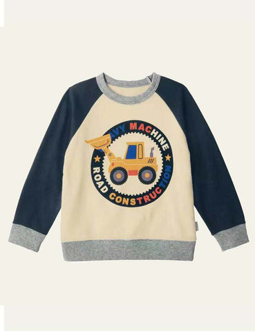 Cartoon Vehicle Sweatshirt