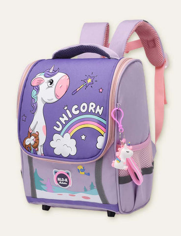 Unicorn Printed Schoolbag Backpack