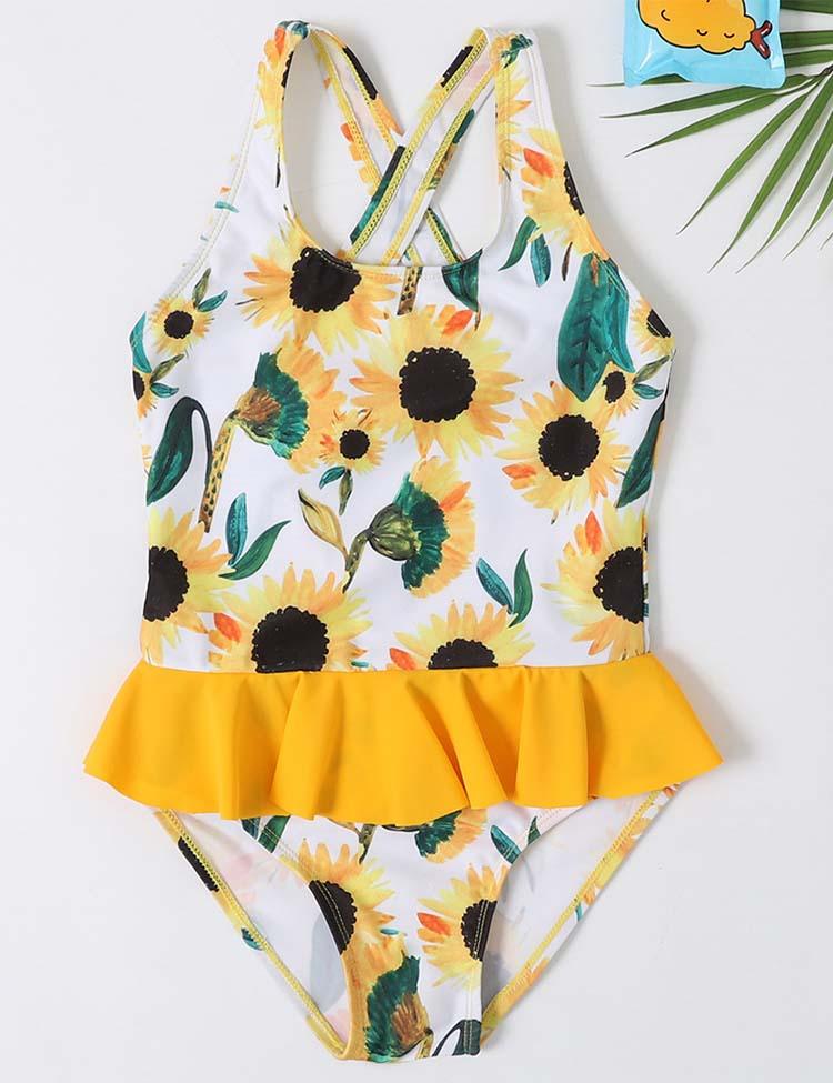 Sunflower Family Matching Swim Suit - CCMOM