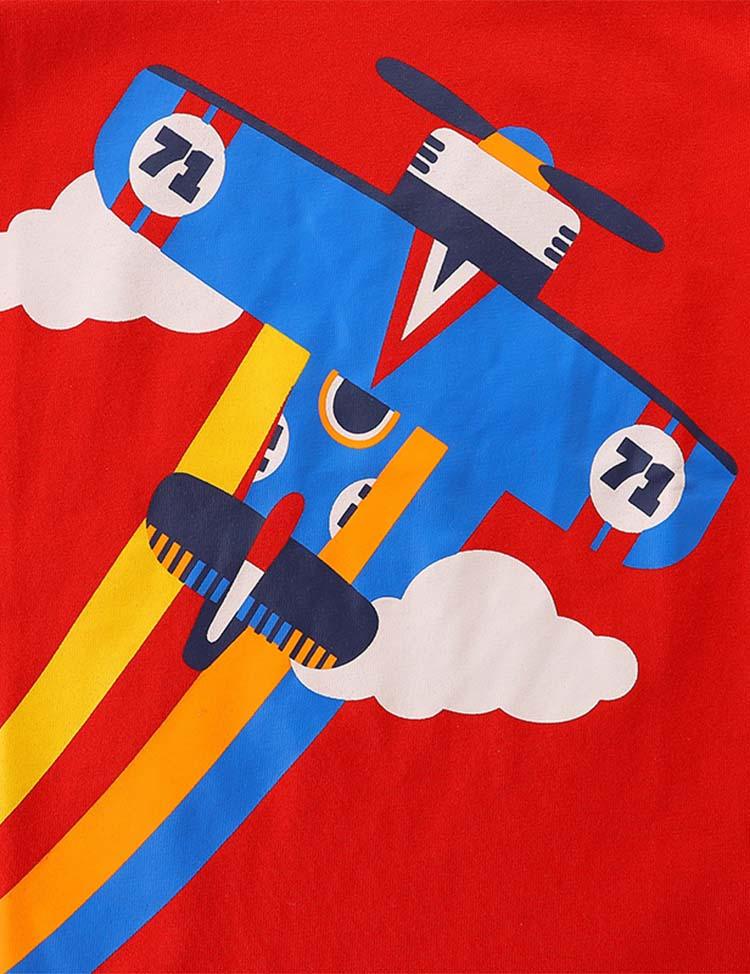 Airplane Printed T-shirt - CCMOM