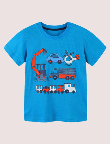 Car Printed T-shirt