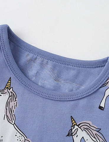 Unicorn Full Printed Pajamas