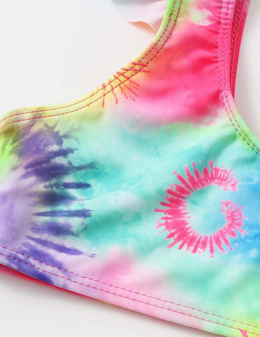 Color Tie-Dye Swimsuit