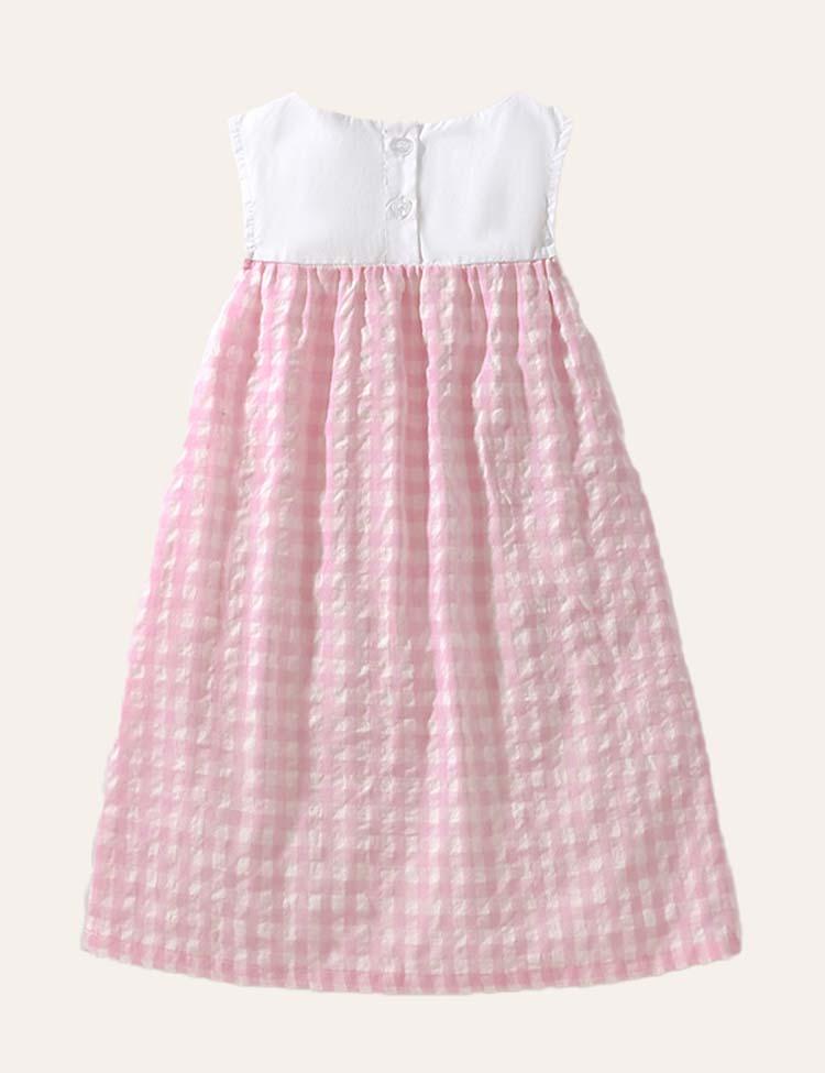 Duck Plaid Sleeveless Dress - CCMOM