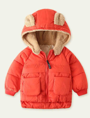 Fleece Zipper Cotton-Padded Jacket - CCMOM