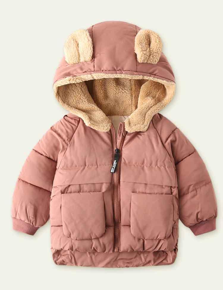 Fleece Zipper Cotton-Padded Jacket - CCMOM