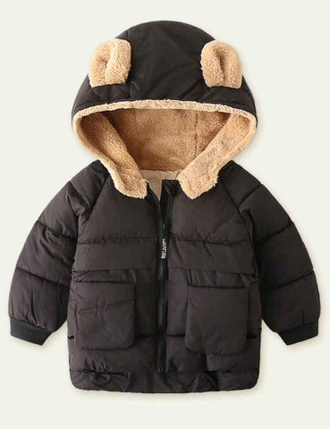 Fleece Zipper Cotton-Padded Jacket - CCMOM