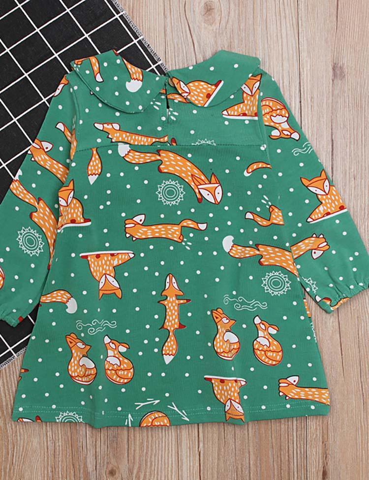 Fox Print Dress - CCMOM