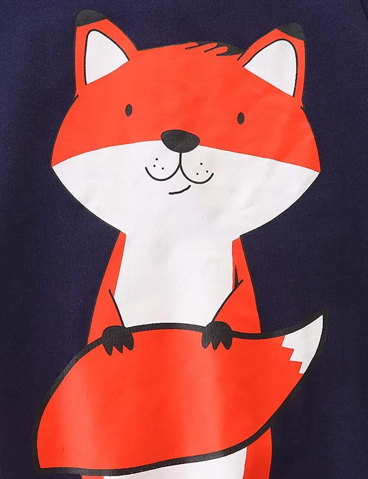 Fox Print Sweatshirt - CCMOM