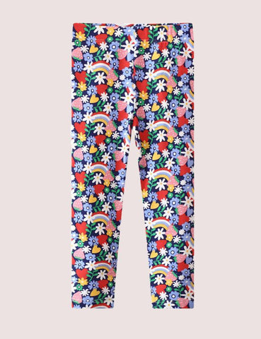 Full Printed Floral Leggings - CCMOM