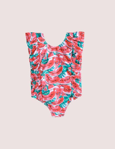 Full Printed Watermelon Swimsuit - CCMOM