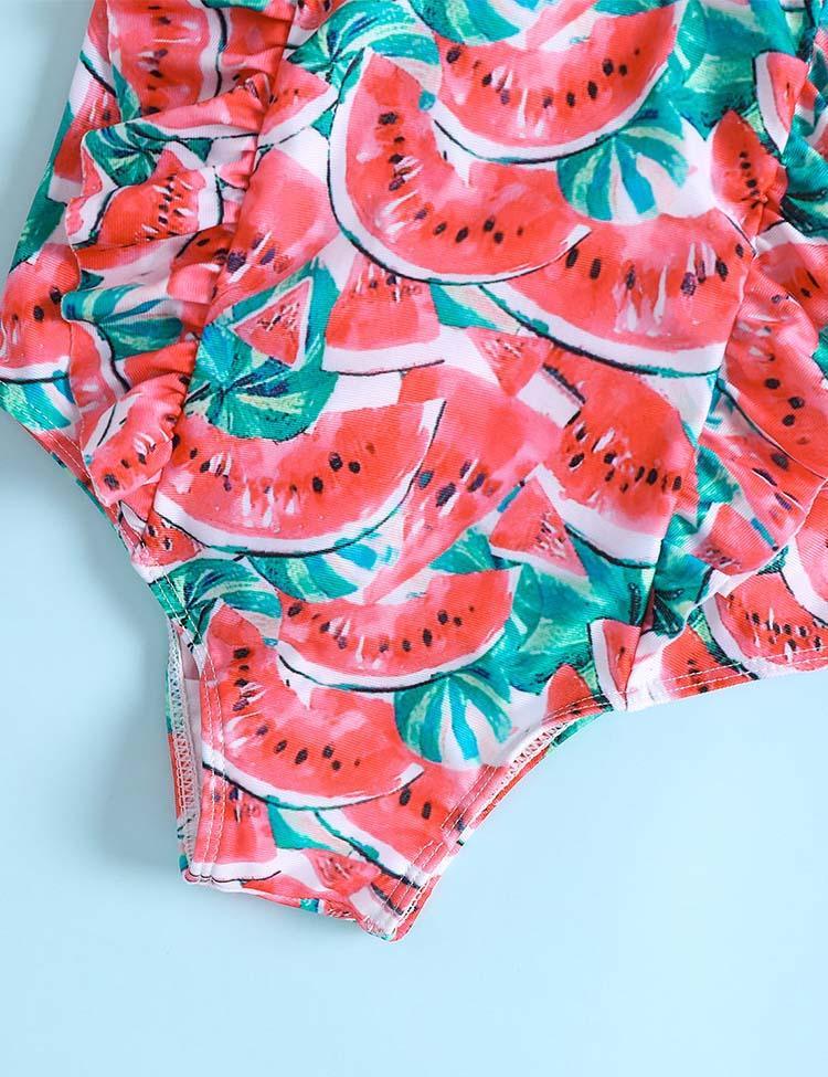 Full Printed Watermelon Swimsuit - CCMOM