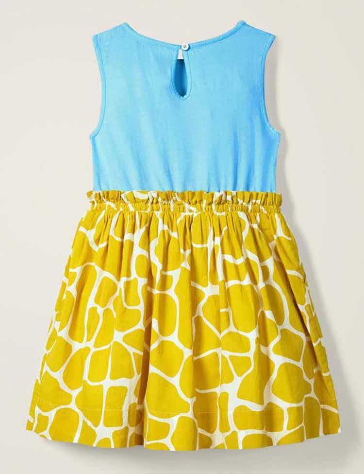 Giraffe Appliqué Dress - CCMOM