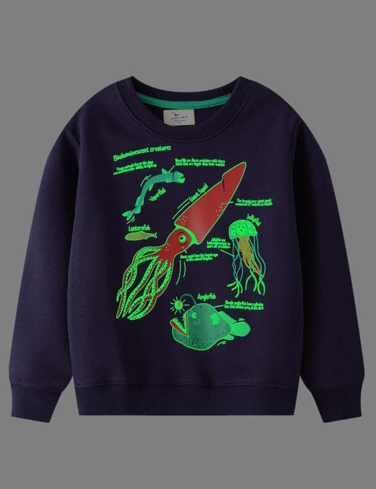 Glowing Undersea World Sweatshirt - CCMOM