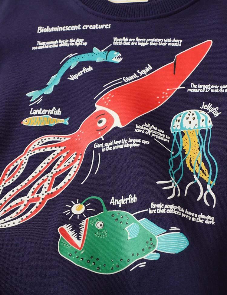 Glowing Undersea World Sweatshirt - CCMOM