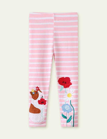 Guinea Pig Appliqué Leggings - CCMOM