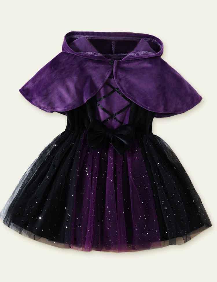 Halloween Cloak + Dress Two-Piece Set - CCMOM