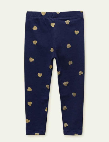 Heart Printing Leggings - CCMOM