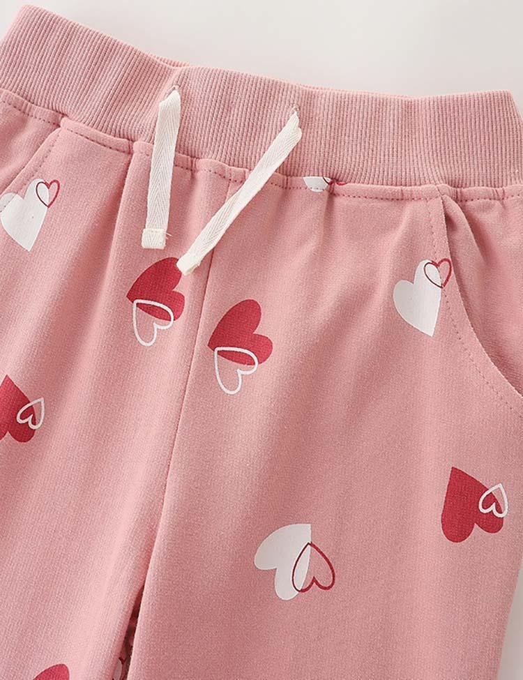 Heart Printing Sweatpants - CCMOM