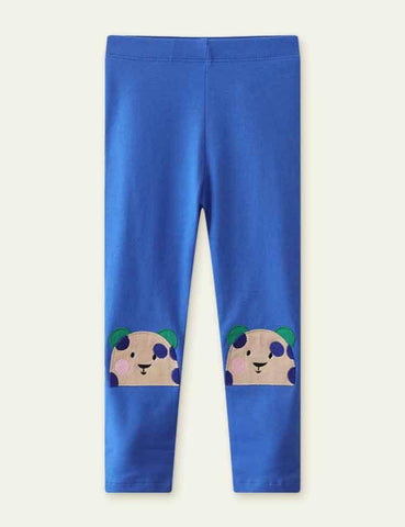 Little Bear Appliqué Leggings - CCMOM