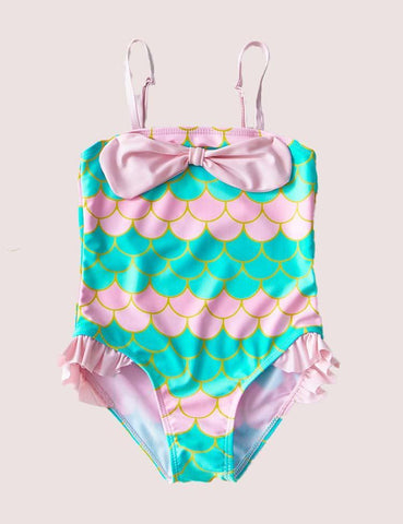 Mermaid Bow Swimsuit - CCMOM