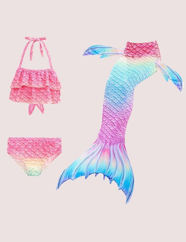 Mermaid Tail Swimsuit Set - CCMOM