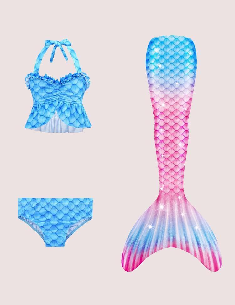 Mermaid Tail Swimsuit Set - CCMOM