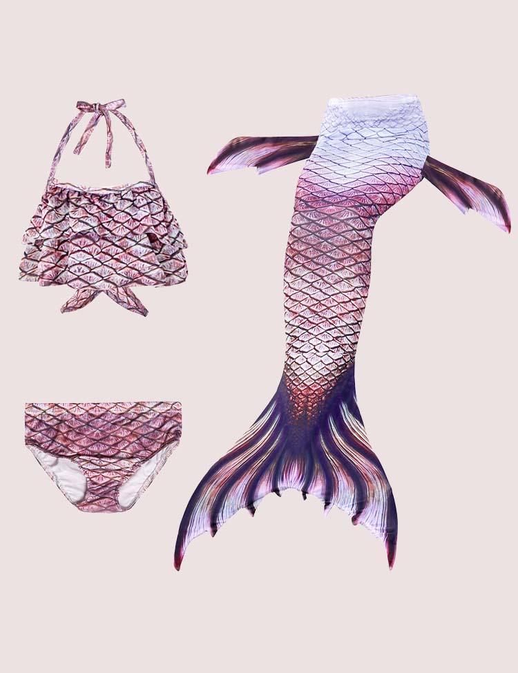 Mermaid Tail Swimsuit Set - CCMOM