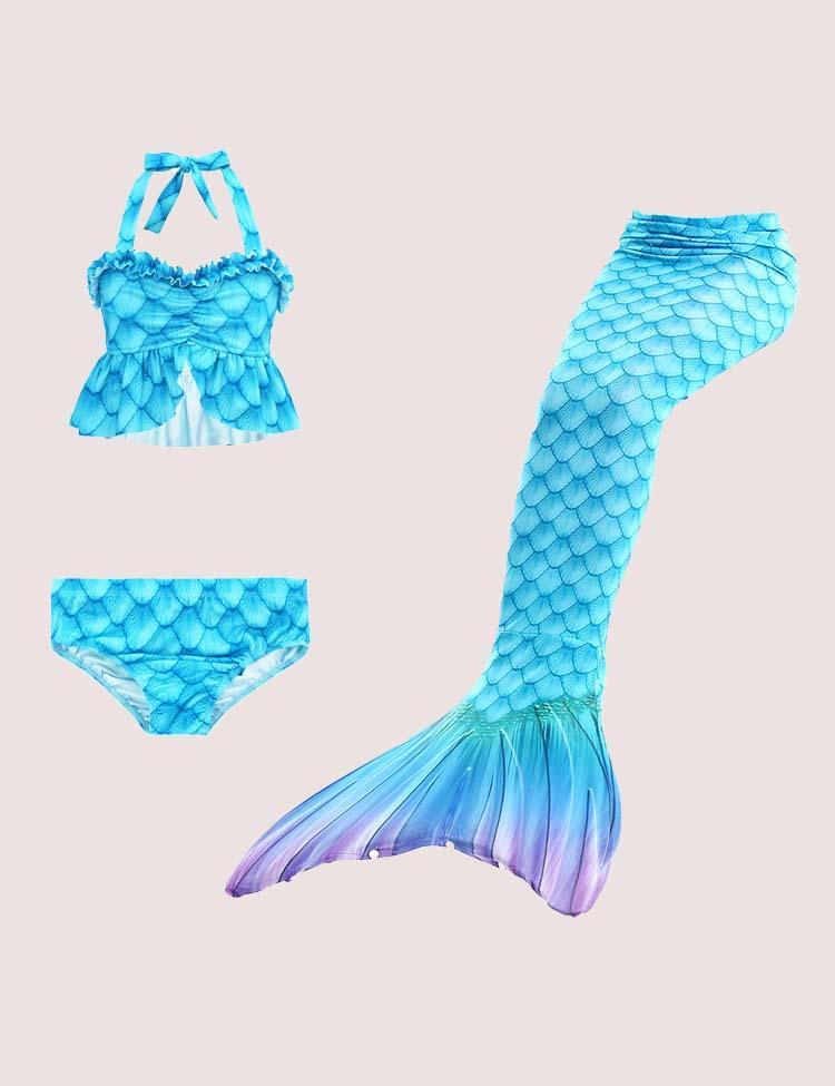 Mermaid Tail Swimsuit Set - CCMOM