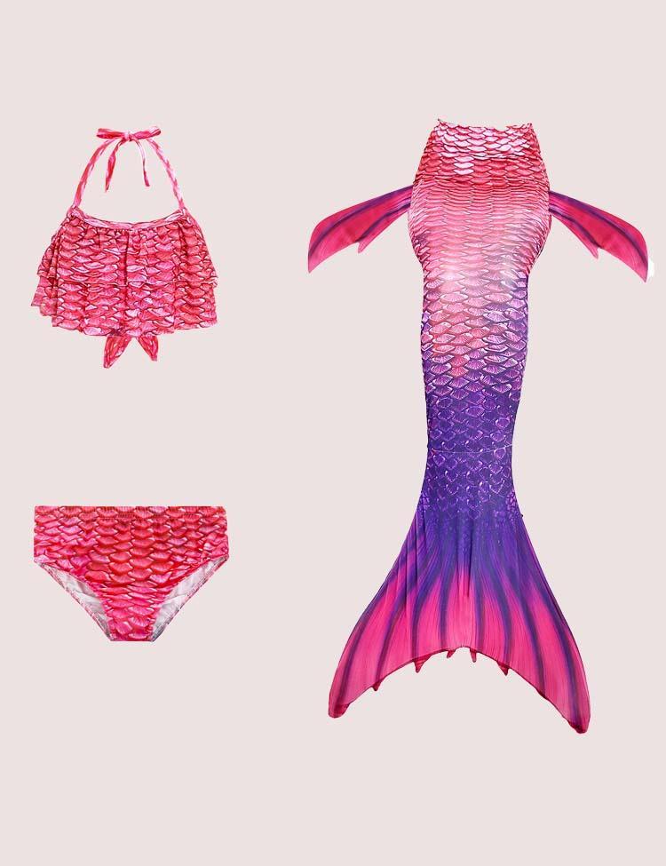 Mermaid Tail Swimsuit Set - CCMOM