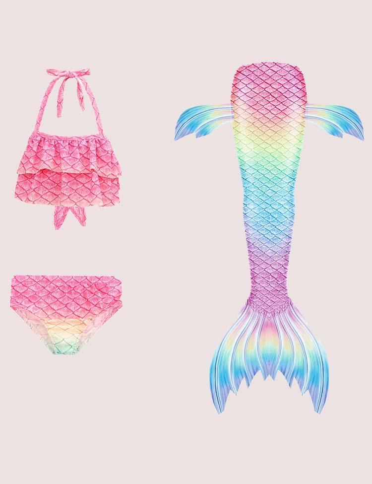 Mermaid Tail Swimsuit Set - CCMOM