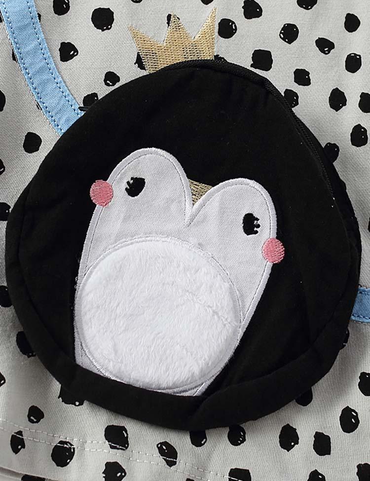 Penguin Appliqué Bottoming Shirt - CCMOM