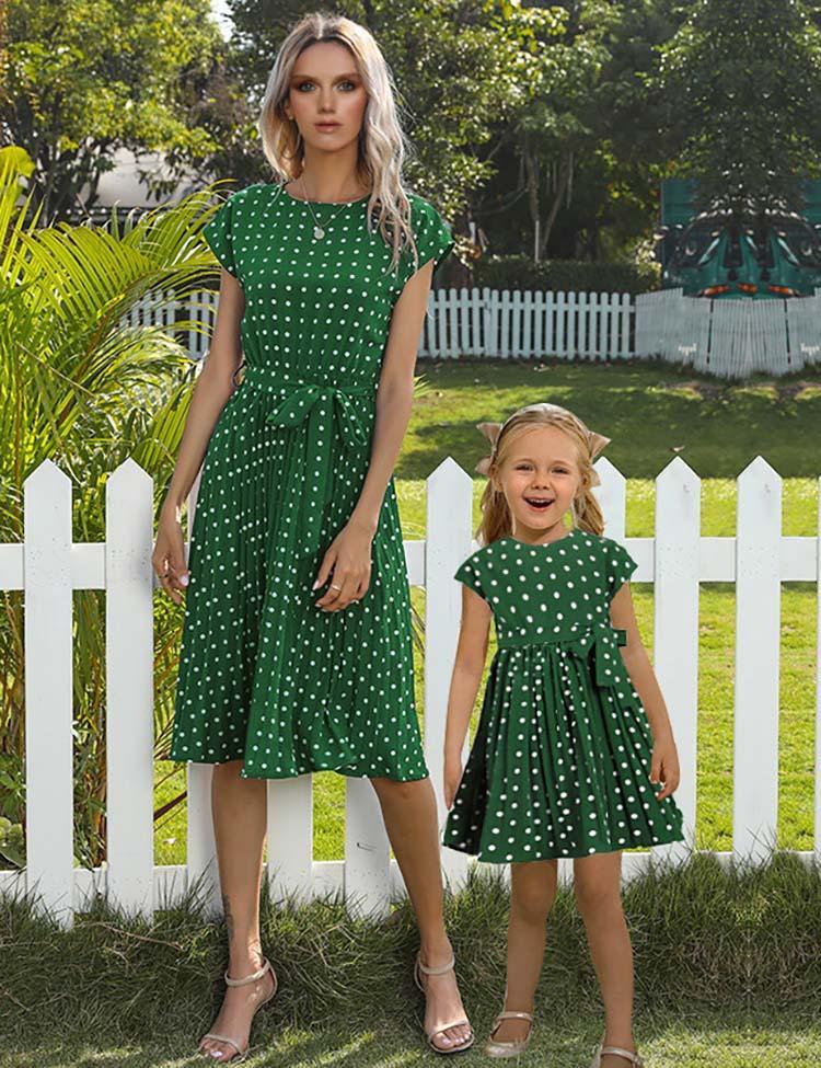 Polka Dot Family Matching Dress - CCMOM