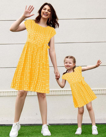 Polka Dot Family Matching Dress - CCMOM