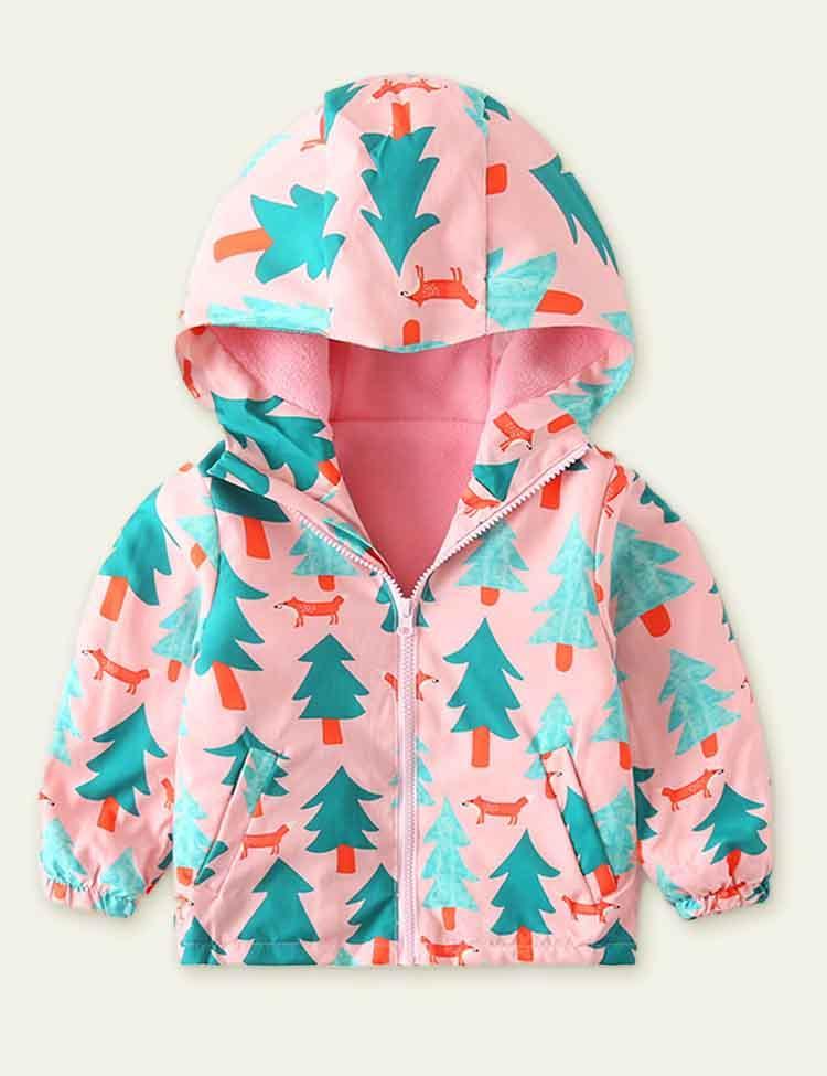 Printed Polar Fleece Shell Jacket - CCMOM