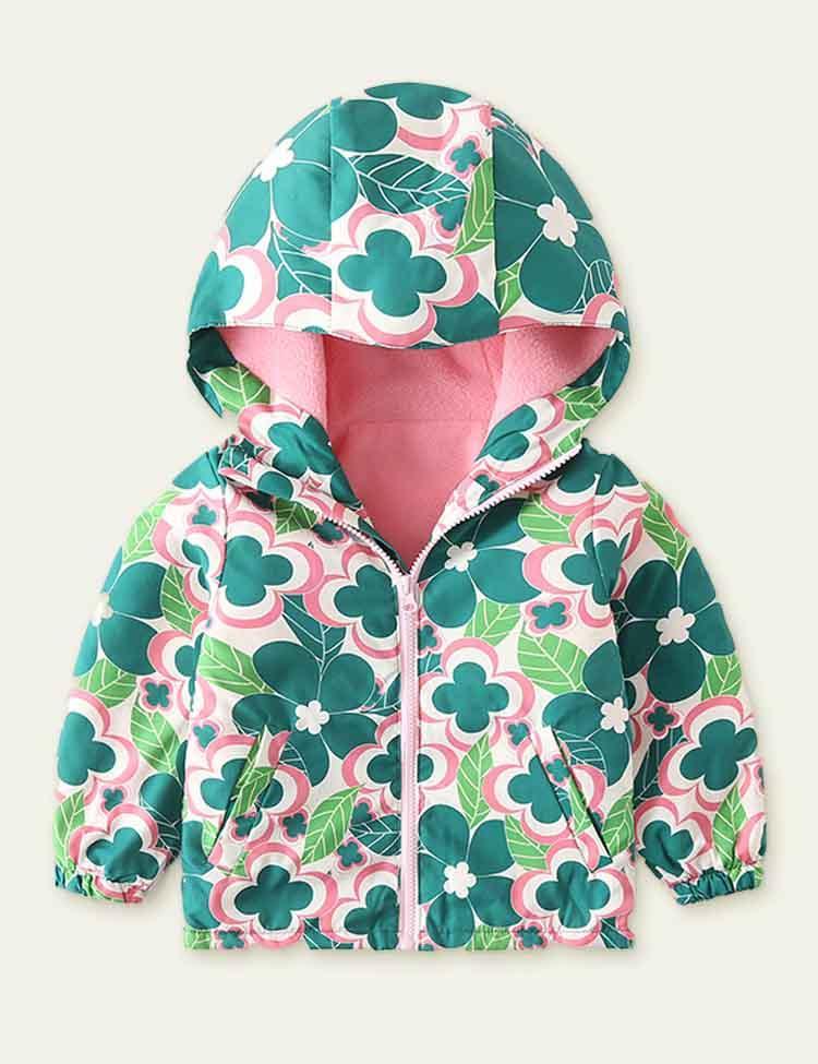 Printed Polar Fleece Shell Jacket - CCMOM